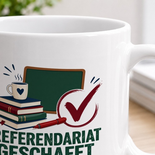 Tasse »Referendariat geschafft«