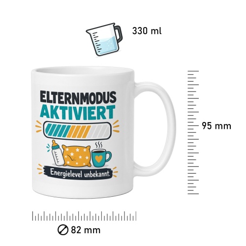 Tasse »Elternmodus aktiviert«