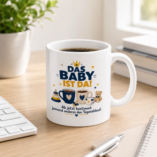 Tasse »Das Baby ist da!«