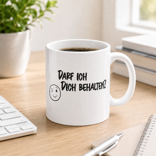 Tasse »Darf ich Dich behalten?«
