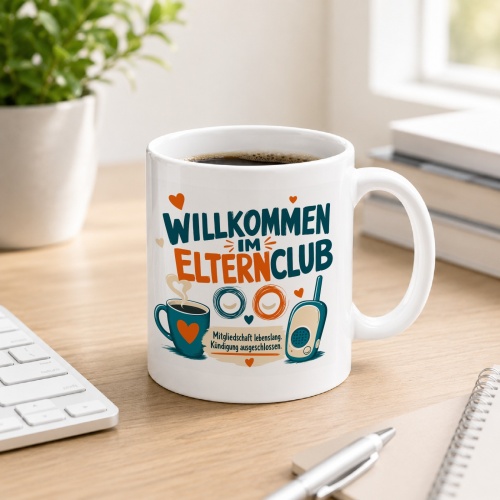 Tasse »Willkommen im Elternclub«