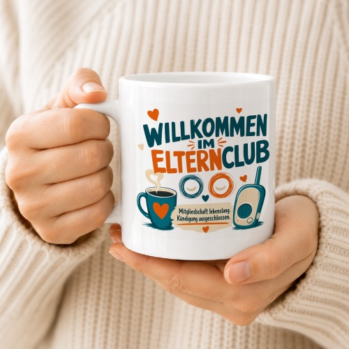 Tasse »Willkommen im Elternclub«