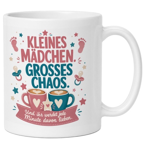 Tasse »Kleines Mädchen. Großes...