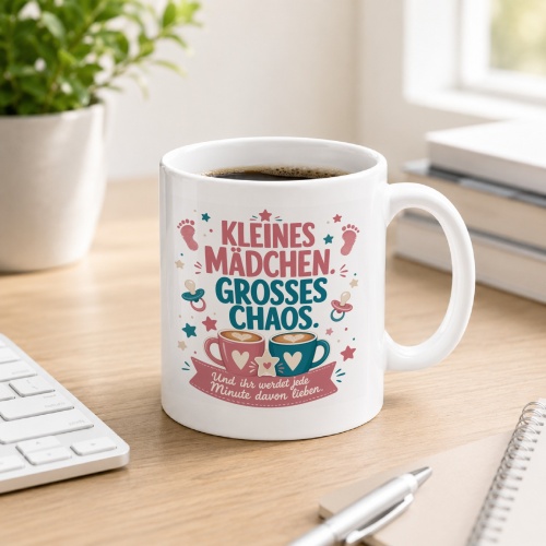 Tasse »Kleines Mädchen. Großes...