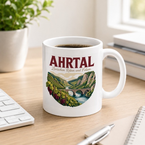 Tasse »Ahrtal Zwischen Reben und Felsen.«