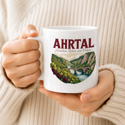 Tasse »Ahrtal Zwischen Reben und Felsen.«