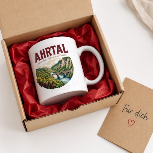 Tasse »Ahrtal Zwischen Reben und Felsen.«