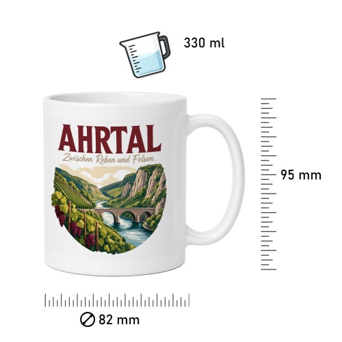 Tasse »Ahrtal Zwischen Reben und Felsen.«