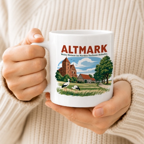 Tasse »Altmark Weite Heimat im Norden Sachsen-Anhalts.«