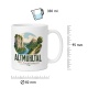 Tasse »Altmühltal Felsen, Fluss und Frankenweite.«