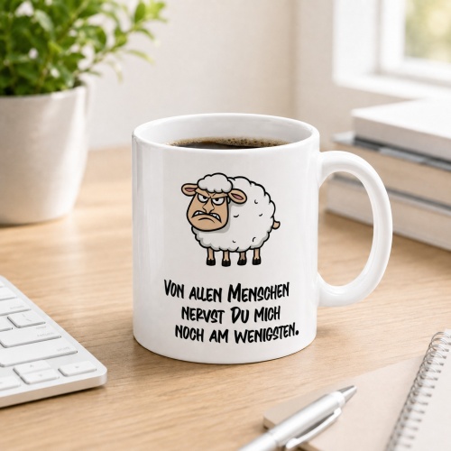 Tasse »Von allen Menschen nervst Du mich noch am wenigsten«
