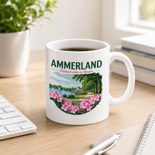 Tasse »Ammerland – Blühend schön im...
