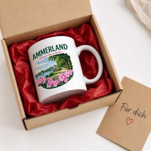 Tasse »Ammerland – Blühend schön im Norden.«