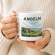 Tasse »Angeln Landschaft mit nordischem Herz.«