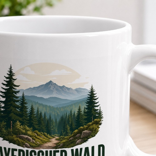 Tasse »Bayerischer Wald Waldmeer im Süden.«