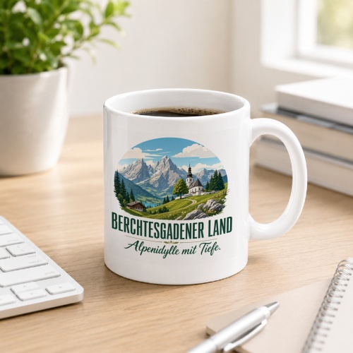 Tasse »Berchtesgadener Land Alpenidylle mit...