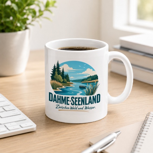Tasse »Dahme-Seenland – Zwischen Wald und...
