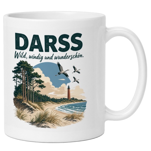 Tasse »Darss – Wild, windig und...