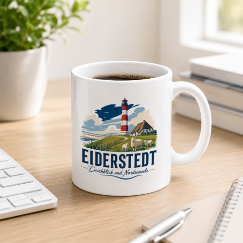 Tasse »Eiderstedt Deichblick und...