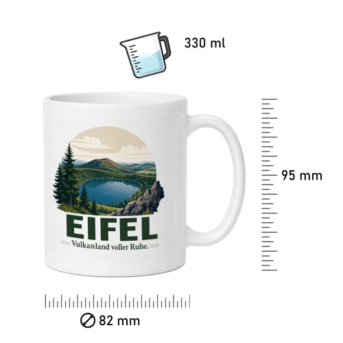 Tasse »Eifel Vulkanland voller Ruhe.«