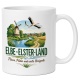 Tasse »Elbe-Elster-Land Flüsse, Felder und weite Horizonte.«