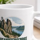 Tasse »Elbsandsteingebirge Felsenkunst an der Elbe.«