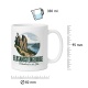 Tasse »Elbsandsteingebirge Felsenkunst an der Elbe.«