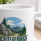 Tasse »Fichtelgebirge – Felsen, Wald und frische Luft.«