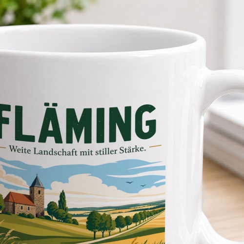 Tasse »Fläming Weite Landschaft mit stiller Stärke.«