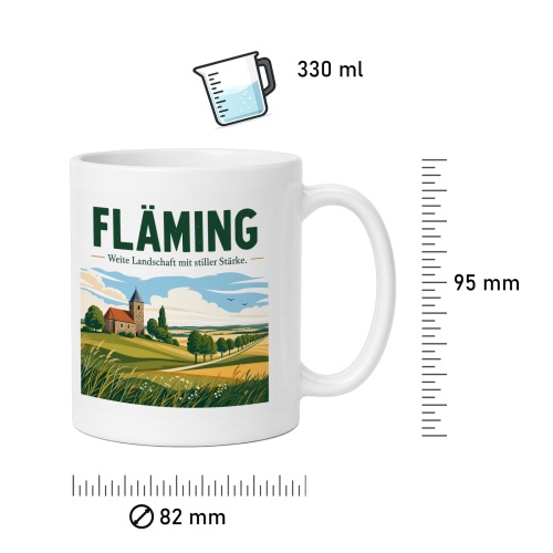 Tasse »Fläming Weite Landschaft mit stiller Stärke.«