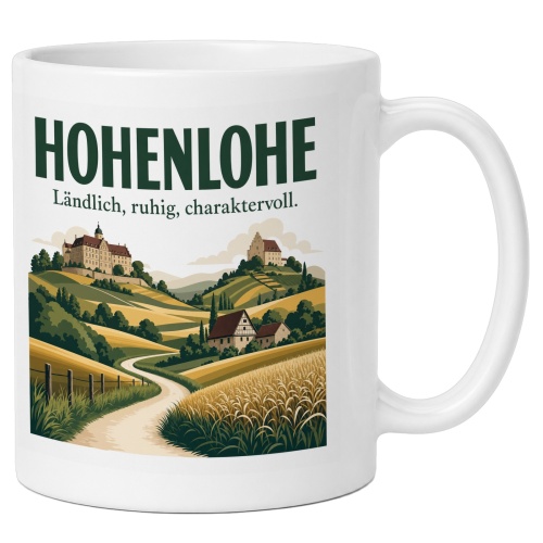 Tasse »Hohenlohe Ländlich, ruhig,...