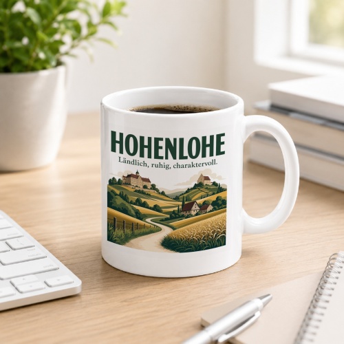 Tasse »Hohenlohe Ländlich, ruhig,...