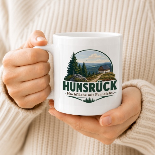Tasse »Hunsrück – Hochfläche mit Fernsicht.«