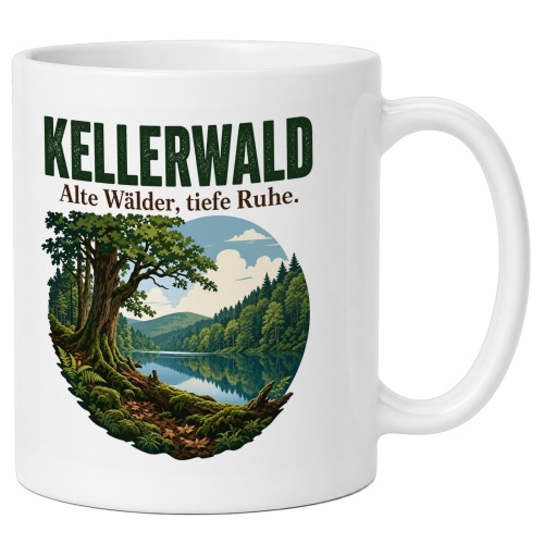 Tasse »Kellerwald – Alte Wälder, tiefe...