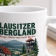 Tasse »Lausitzer Bergland – Berge, Dörfer und weite Blicke.«