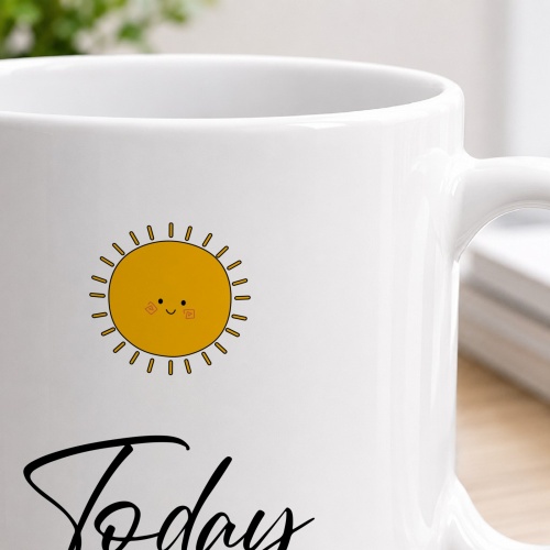 Tasse »Today is a new day.«