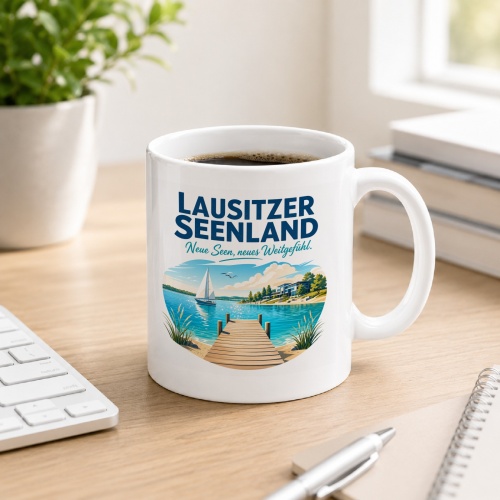 Tasse »Lausitzer Seenland Neue Seen, neues Weitgefühl.«