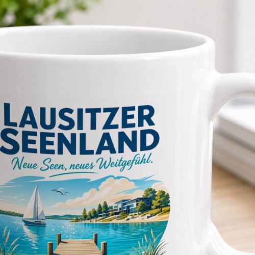 Tasse »Lausitzer Seenland Neue Seen, neues Weitgefühl.«