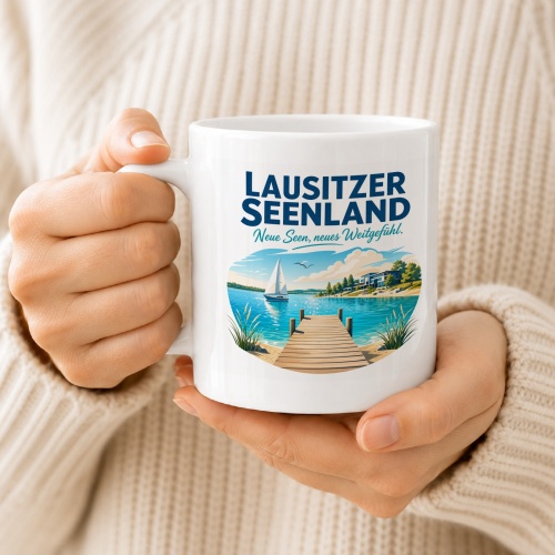 Tasse »Lausitzer Seenland Neue Seen, neues Weitgefühl.«