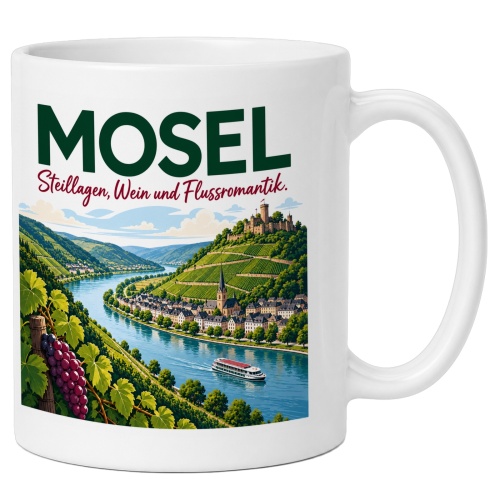 Tasse »Mosel Steillagen, Wein und...