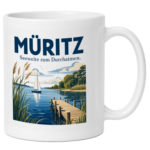 Tasse »Müritz Seeweite zum Durchatmen.«