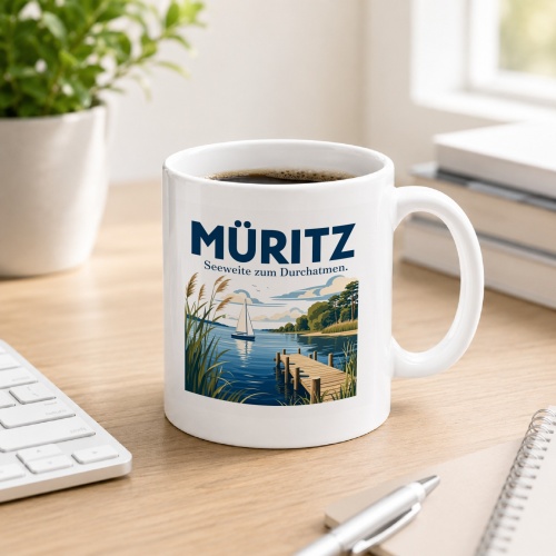 Tasse »Müritz Seeweite zum Durchatmen.«