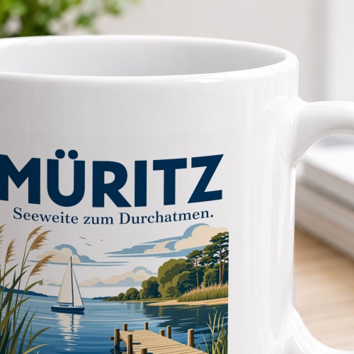 Tasse »Müritz Seeweite zum Durchatmen.«