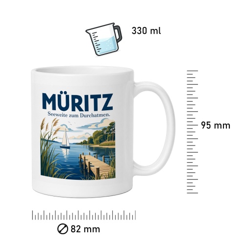 Tasse »Müritz Seeweite zum Durchatmen.«