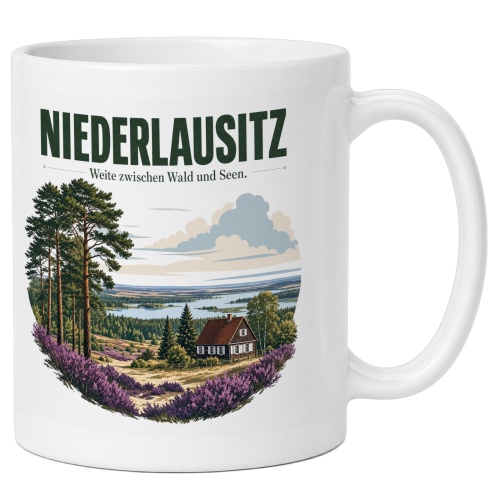Tasse »Niederlausitz – Weite zwischen Wald...