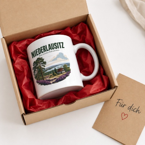 Tasse »Niederlausitz – Weite zwischen Wald und Seen.«