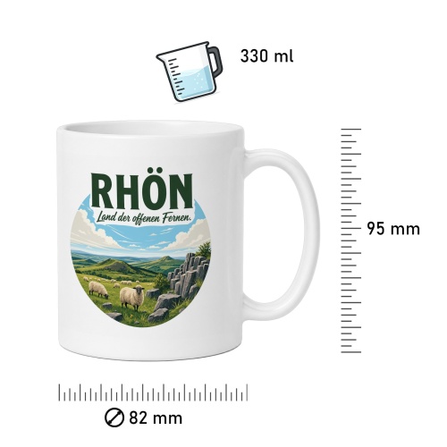Tasse »Rhön – Land der offenen Fernen.«