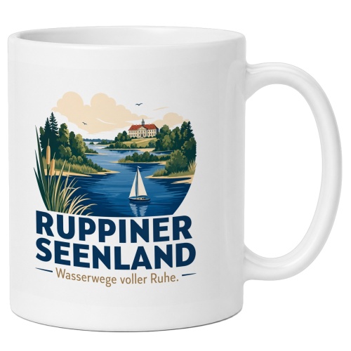 Tasse »Ruppiner Seenland – Wasserwege voller...