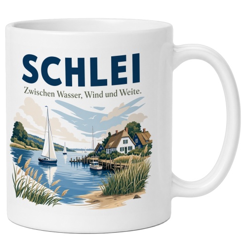 Tasse »Schlei – Zwischen Wasser, Wind und...