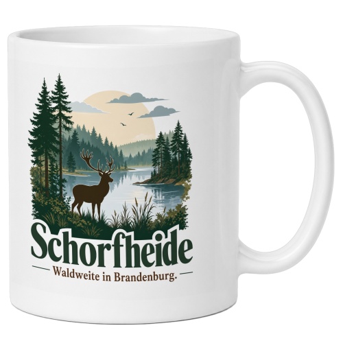 Tasse »Schorfheide Waldweite in Brandenburg.«